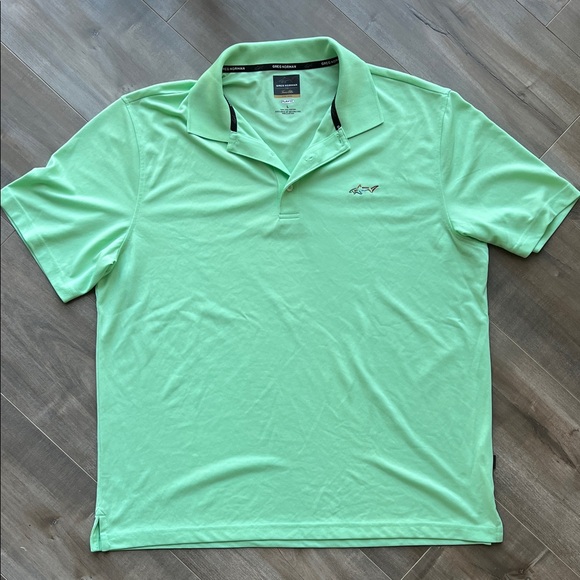 Greg Norman Collection Men's Light Green Polo Shirt - Picture 1 of 4